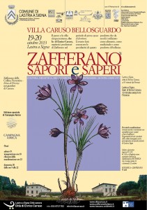 zafferano sapori e saperi Lastra aSigna Villa Caruso 19-20 ottobre 2013