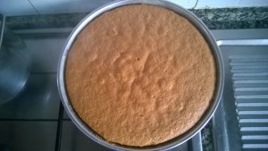 pan di spagna a fine cottura