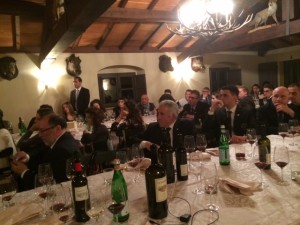 Il Borro di Ferragamo, sala di caccia