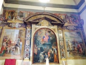affreschi della chiesa di santo Spirito a Siena