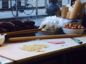 sfoglia all'uvo fatta al momento