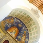 le volte affrescate del santuario