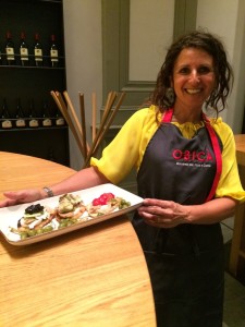 Stefania Panigiani in cucina