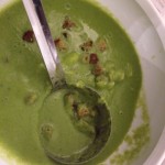 zuppa di pesce e piselli