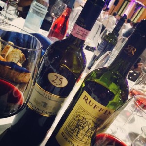 Riserva Ducale Ruffino e sagrantino di Montefalco Caprai
