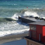 mare d'inverno in Liguria