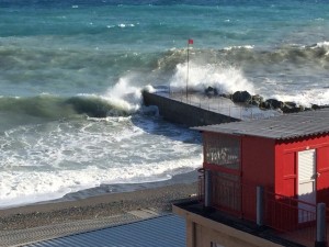 mare d'inverno in Liguria