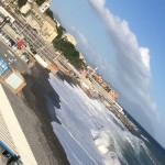 mare mosso verso Boccadasse