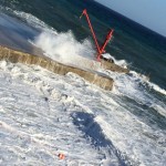 genova, onde del mare