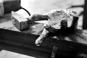 Particolare del Cristo