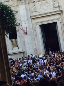 La contrada vittoriosa della Lupa