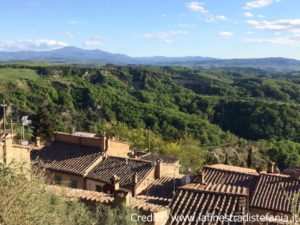 Panorama of the province of Siena, Panorama der Provinz Siena