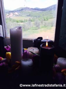 arredare con le candele, Furnished with candles