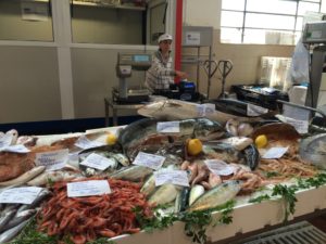 mercato del pesce a Genova. Genoa fish market