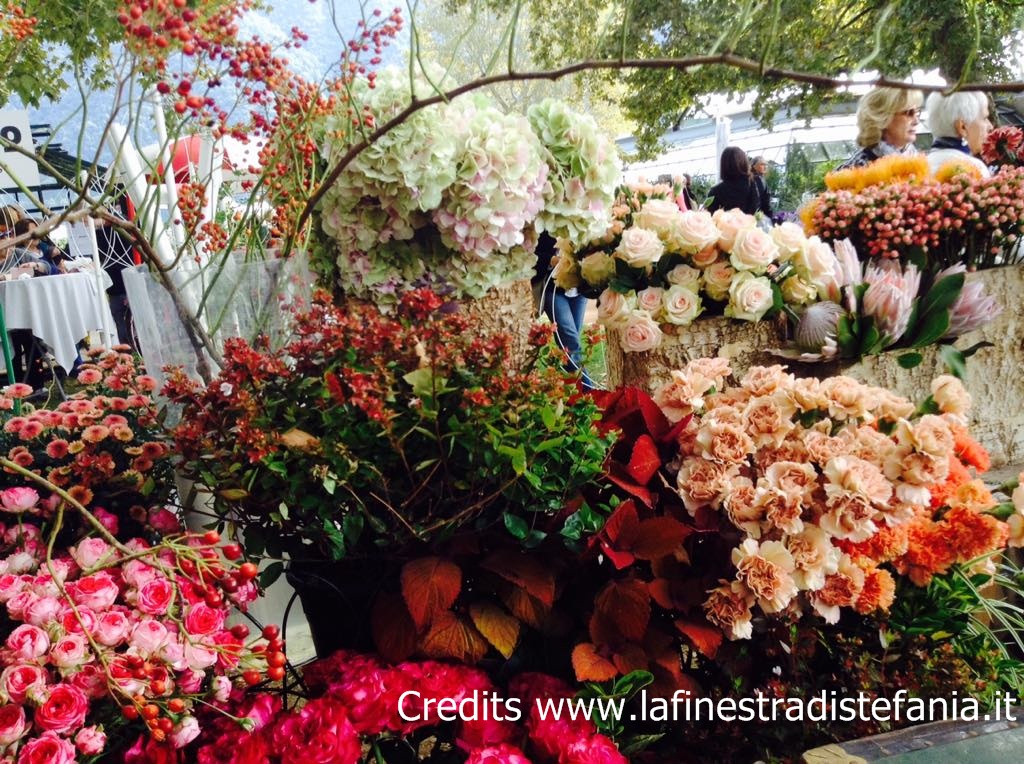 ideas for compositions with fruits and autumn flowers to do at home