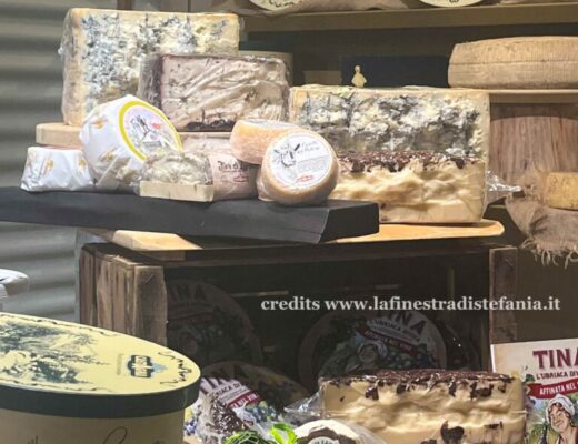 Vista panoramica del Giardino della Foce nella Val d’Orcia