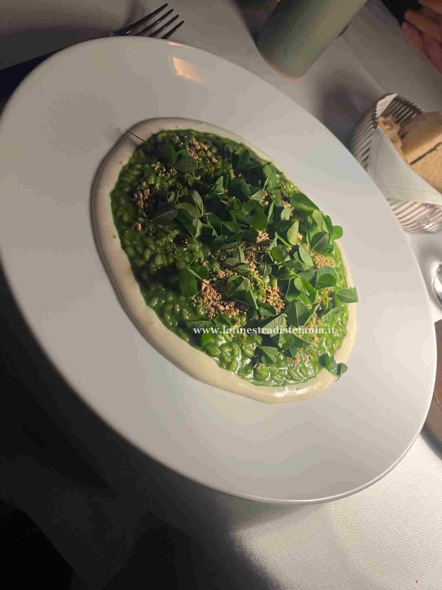 la ricetta del risotto all'ortica di Mattia Parlanti